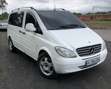 Белый Мерседес Вито, объемом двигателя 2.15 л и пробегом 295 тыс. км за 5500 $, фото 2 на Automoto.ua