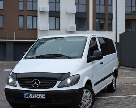 Белый Мерседес Вито, объемом двигателя 2.15 л и пробегом 246 тыс. км за 7299 $, фото 1 на Automoto.ua