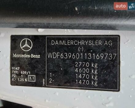 Білий Мерседес Віто, об'ємом двигуна 2.2 л та пробігом 585 тис. км за 6999 $, фото 12 на Automoto.ua