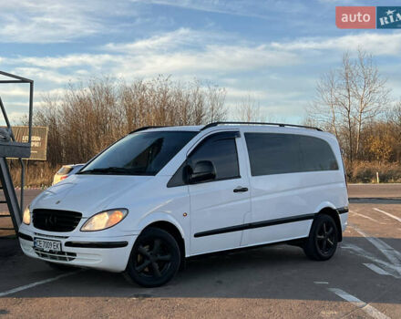 Белый Мерседес Вито, объемом двигателя 2.2 л и пробегом 416 тыс. км за 7450 $, фото 3 на Automoto.ua