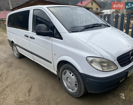 Белый Мерседес Вито, объемом двигателя 2.15 л и пробегом 198 тыс. км за 6800 $, фото 4 на Automoto.ua