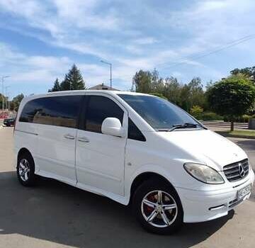 Белый Мерседес Вито, объемом двигателя 2.15 л и пробегом 353 тыс. км за 8600 $, фото 4 на Automoto.ua