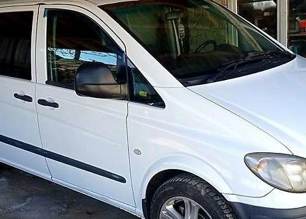 Белый Мерседес Вито, объемом двигателя 2.1 л и пробегом 385 тыс. км за 5600 $, фото 2 на Automoto.ua