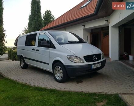 Белый Мерседес Вито, объемом двигателя 2.15 л и пробегом 338 тыс. км за 7900 $, фото 1 на Automoto.ua