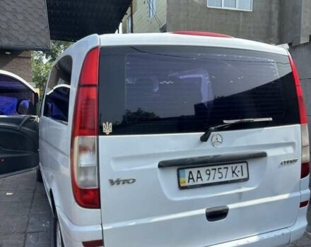 Белый Мерседес Вито, объемом двигателя 2.2 л и пробегом 413 тыс. км за 6400 $, фото 2 на Automoto.ua