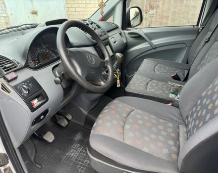 Белый Мерседес Вито, объемом двигателя 2.2 л и пробегом 237 тыс. км за 6800 $, фото 2 на Automoto.ua