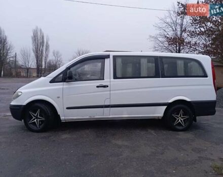 Белый Мерседес Вито, объемом двигателя 2.15 л и пробегом 350 тыс. км за 7500 $, фото 3 на Automoto.ua