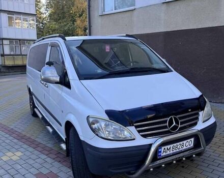 Мерседес Вито 2006 в Житомире на Automoto.ua Белый Мерседес Вито, объемом двигателя 2.1 л и пробегом 266 тыс. км за 7777 $, фото 1 на Automoto.ua