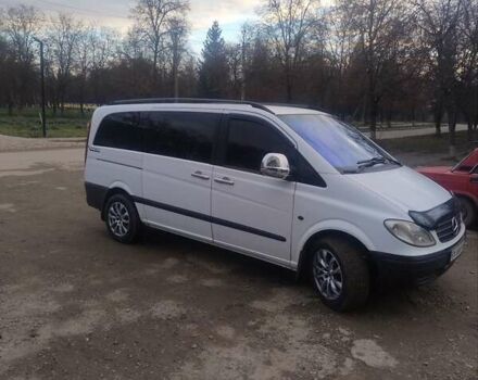 Белый Мерседес Вито, объемом двигателя 2.2 л и пробегом 354 тыс. км за 10500 $, фото 1 на Automoto.ua