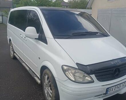 Белый Мерседес Вито, объемом двигателя 2.2 л и пробегом 250 тыс. км за 7200 $, фото 4 на Automoto.ua