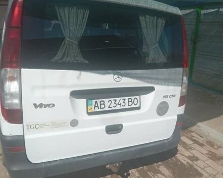 Белый Мерседес Вито, объемом двигателя 2.15 л и пробегом 172 тыс. км за 9500 $, фото 12 на Automoto.ua