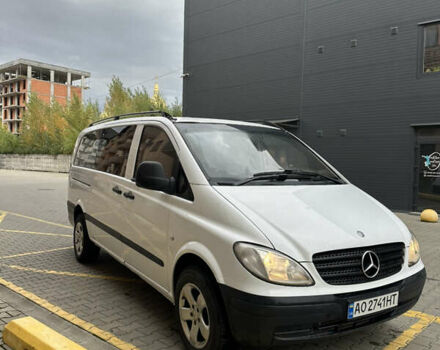 Белый Мерседес Вито, объемом двигателя 2.2 л и пробегом 415 тыс. км за 7500 $, фото 9 на Automoto.ua