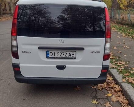Белый Мерседес Вито, объемом двигателя 2.15 л и пробегом 495 тыс. км за 9999 $, фото 4 на Automoto.ua