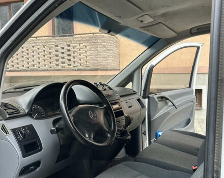 Белый Мерседес Вито, объемом двигателя 2.2 л и пробегом 415 тыс. км за 7500 $, фото 14 на Automoto.ua