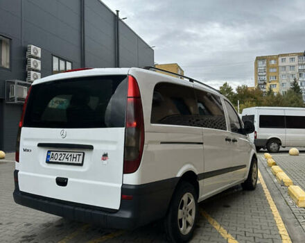 Белый Мерседес Вито, объемом двигателя 2.2 л и пробегом 415 тыс. км за 7500 $, фото 5 на Automoto.ua