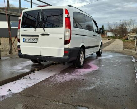 Белый Мерседес Вито, объемом двигателя 2.1 л и пробегом 484 тыс. км за 7000 $, фото 2 на Automoto.ua