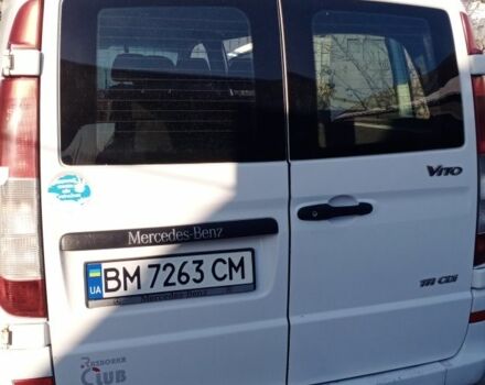 Белый Мерседес Вито, объемом двигателя 2.2 л и пробегом 900 тыс. км за 6200 $, фото 1 на Automoto.ua