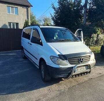 Белый Мерседес Вито, объемом двигателя 2.15 л и пробегом 407 тыс. км за 9000 $, фото 2 на Automoto.ua