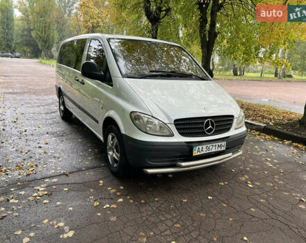 Белый Мерседес Вито, объемом двигателя 2.2 л и пробегом 300 тыс. км за 7500 $, фото 3 на Automoto.ua