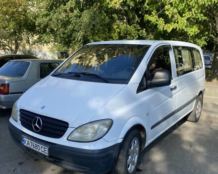 Белый Мерседес Вито, объемом двигателя 2.15 л и пробегом 340 тыс. км за 8200 $, фото 1 на Automoto.ua