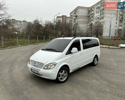 Белый Мерседес Вито, объемом двигателя 2.2 л и пробегом 400 тыс. км за 9450 $, фото 2 на Automoto.ua