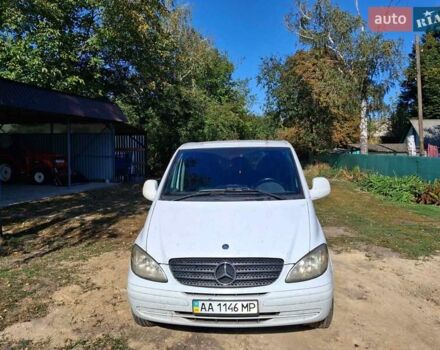 Белый Мерседес Вито, объемом двигателя 2.15 л и пробегом 485 тыс. км за 9400 $, фото 1 на Automoto.ua