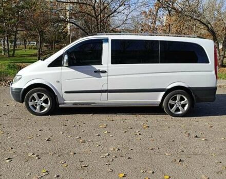 Белый Мерседес Вито, объемом двигателя 2.15 л и пробегом 337 тыс. км за 10600 $, фото 2 на Automoto.ua