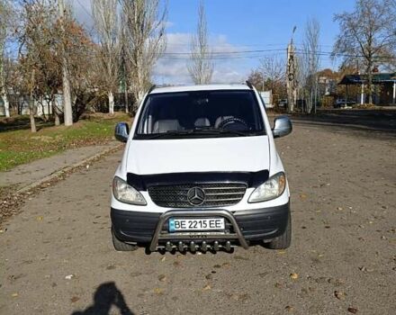 Белый Мерседес Вито, объемом двигателя 2.15 л и пробегом 337 тыс. км за 10600 $, фото 1 на Automoto.ua
