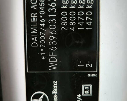 Белый Мерседес Вито, объемом двигателя 2.1 л и пробегом 261 тыс. км за 9000 $, фото 22 на Automoto.ua