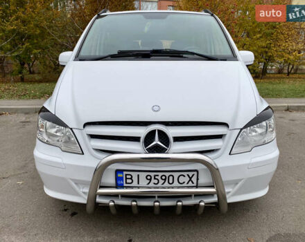Белый Мерседес Вито, объемом двигателя 2.14 л и пробегом 223 тыс. км за 11300 $, фото 1 на Automoto.ua