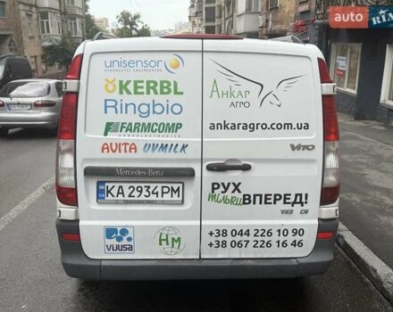 Белый Мерседес Вито, объемом двигателя 2.1 л и пробегом 375 тыс. км за 7950 $, фото 5 на Automoto.ua