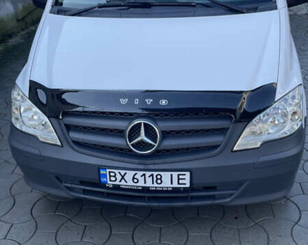Белый Мерседес Вито, объемом двигателя 2.14 л и пробегом 310 тыс. км за 12500 $, фото 2 на Automoto.ua
