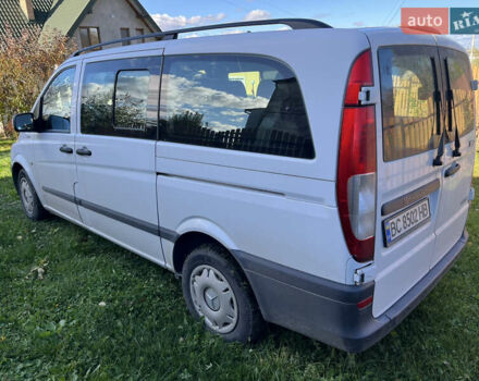 Белый Мерседес Вито, объемом двигателя 2.14 л и пробегом 195 тыс. км за 15999 $, фото 6 на Automoto.ua