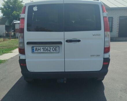 Белый Мерседес Вито, объемом двигателя 2.2 л и пробегом 398 тыс. км за 7200 $, фото 3 на Automoto.ua