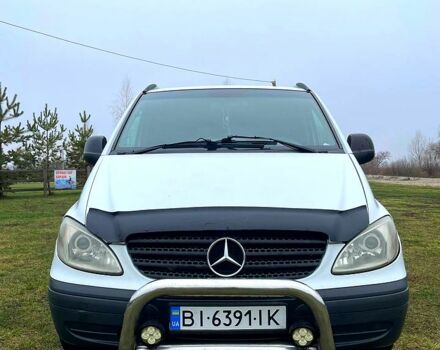 Белый Мерседес Вито, объемом двигателя 2.1 л и пробегом 270 тыс. км за 6500 $, фото 1 на Automoto.ua