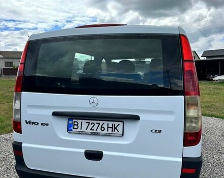 Мерседес Вито 2006 в Миргороде на Automoto.ua Белый Мерседес Вито, объемом двигателя 2.1 л и пробегом 300 тыс. км за 6999 $, фото 12 на Automoto.ua