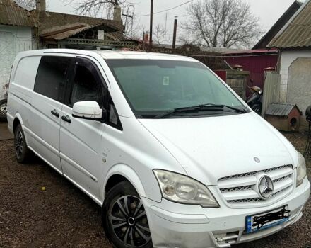 Белый Мерседес Вито, объемом двигателя 2.2 л и пробегом 200 тыс. км за 7100 $, фото 3 на Automoto.ua