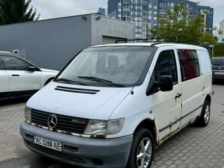 Мерседес Віто 2002 у Луцьку на Automoto.ua Білий Мерседес Віто, об'ємом двигуна 2.15 л та пробігом 350 тис. км за 2750 $, фото 1 на Automoto.ua