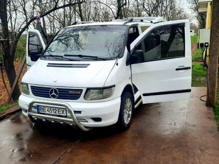 Мерседес Віто 2002 у Миколаєві на Automoto.ua Білий Мерседес Віто, об'ємом двигуна 2.1 л та пробігом 303 тис. км за 6000 $, фото 1 на Automoto.ua