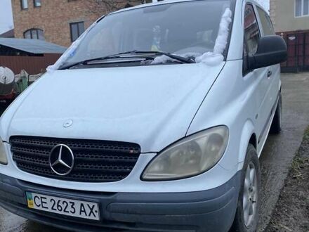 Белый Мерседес Вито, объемом двигателя 2.15 л и пробегом 285 тыс. км за 5200 $, фото 1 на Automoto.ua