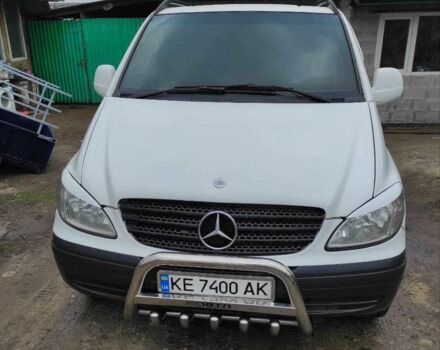 Белый Мерседес Вито, объемом двигателя 2.1 л и пробегом 480 тыс. км за 7000 $, фото 1 на Automoto.ua