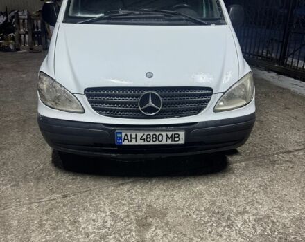 Белый Мерседес Вито, объемом двигателя 2.2 л и пробегом 300 тыс. км за 5600 $, фото 1 на Automoto.ua