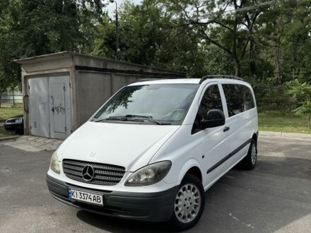 Белый Мерседес Вито, объемом двигателя 2.1 л и пробегом 370 тыс. км за 6800 $, фото 1 на Automoto.ua