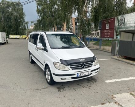 Белый Мерседес Вито, объемом двигателя 2.2 л и пробегом 430 тыс. км за 7100 $, фото 1 на Automoto.ua