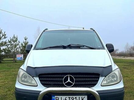 Белый Мерседес Вито, объемом двигателя 2.1 л и пробегом 270 тыс. км за 6500 $, фото 1 на Automoto.ua