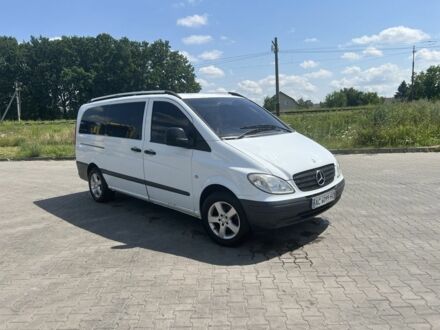Белый Мерседес Вито, объемом двигателя 2.1 л и пробегом 292 тыс. км за 6700 $, фото 1 на Automoto.ua