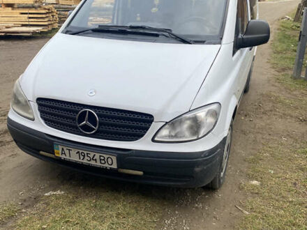 Белый Мерседес Вито, объемом двигателя 2.15 л и пробегом 198 тыс. км за 6800 $, фото 1 на Automoto.ua