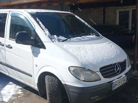 Мерседес Віто 2006 у Глухове на Automoto.ua Білий Мерседес Віто, об'ємом двигуна 2.2 л та пробігом 389 тис. км за 5500 $, фото 1 на Automoto.ua