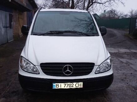Белый Мерседес Вито, объемом двигателя 2.1 л и пробегом 279 тыс. км за 7300 $, фото 1 на Automoto.ua