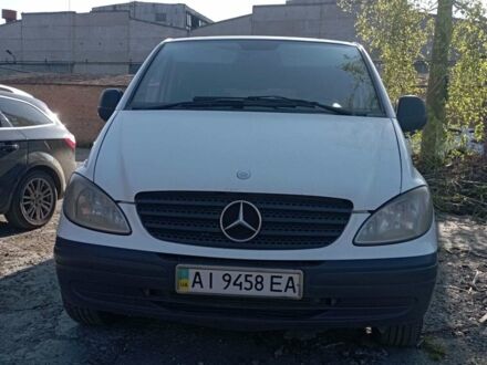 Белый Мерседес Вито, объемом двигателя 2.1 л и пробегом 377 тыс. км за 7500 $, фото 1 на Automoto.ua